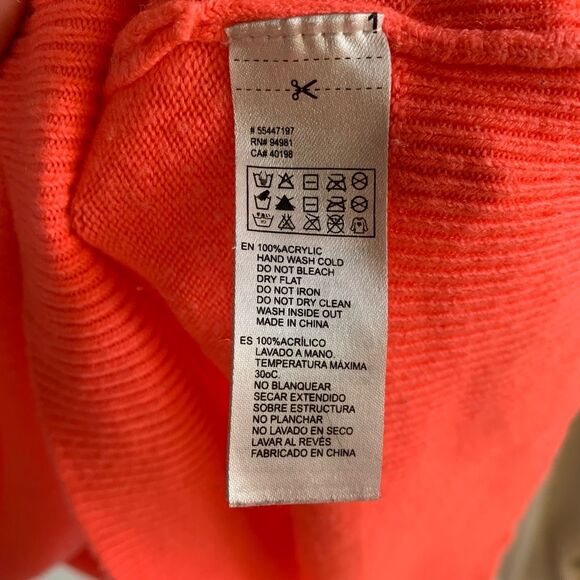 Y2K Coral Knit Tunic Top Forever 21 L Longline Sweater Festival Boho Soft Cozy - Picture 5 of 10